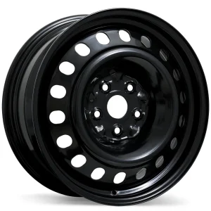 Fast Wheels – Steel / Acier – Black – 17″x7″ 55mm – All weather Wheels – ES78-1770-65BN+55C561